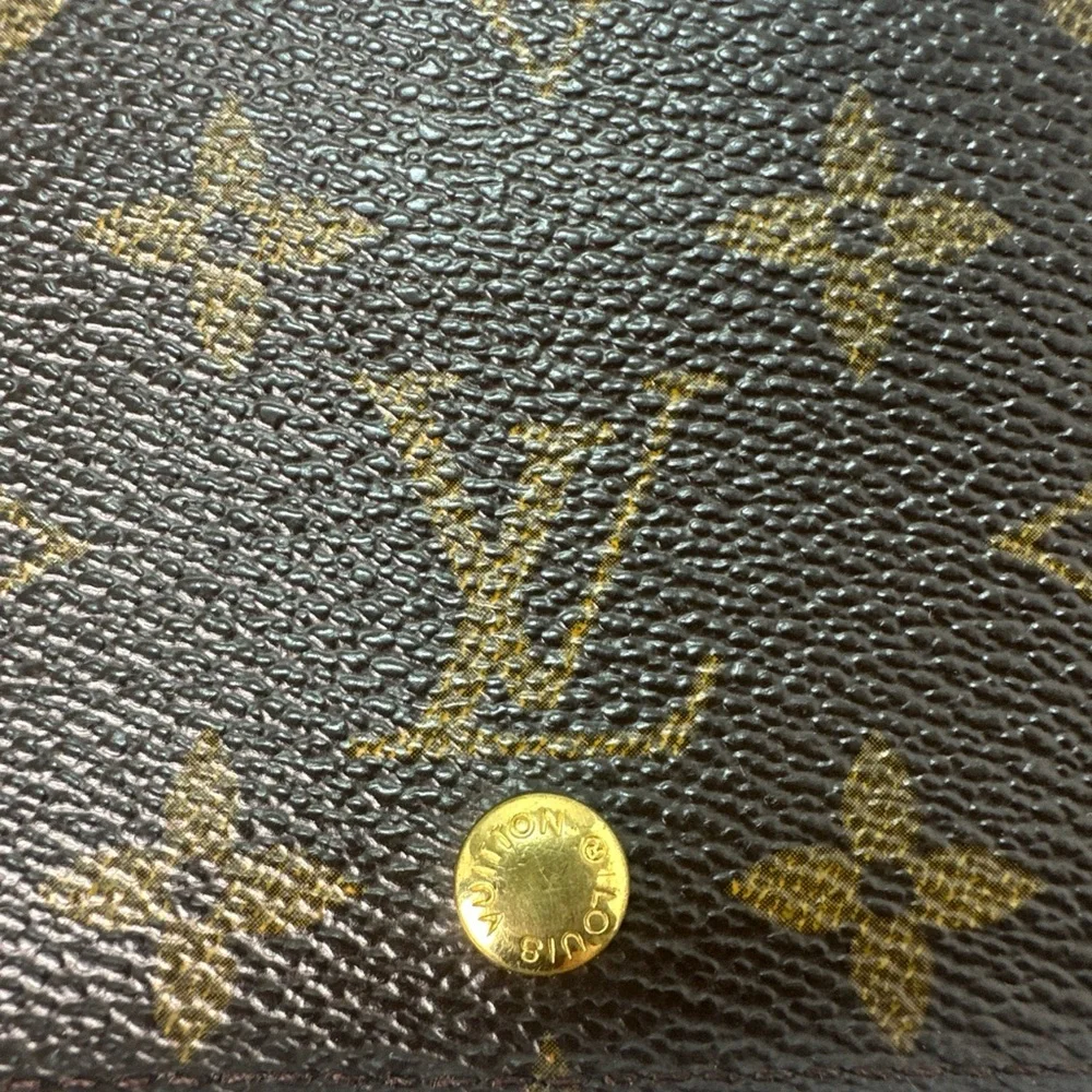 Louis Vuitton Dark Brown Monogram Wallet - Picture 2 of 8